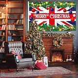 KASKANA Christmas Flag 5ft x 3ft Union Jack Double Sided Digital Print view 3