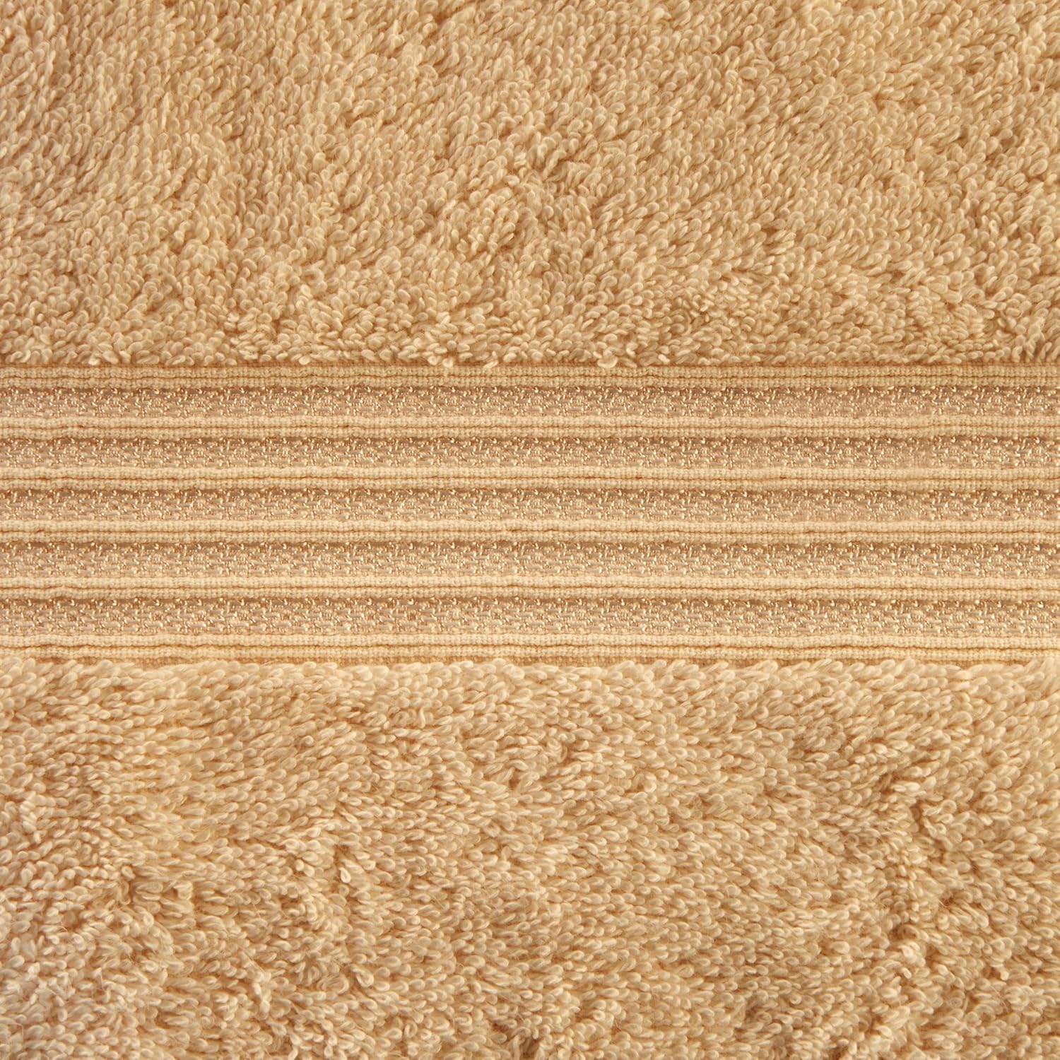 SUPERIOR Luxury Cotton Bath Towel Set - 6-Piece Towel Set, 600 GSM, Long-Staple Combed Cotton Towels, Gold: Home & Kitchen