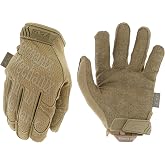 Mechanix Wear Original Coyote Tactical Gloves, Large | Secure Fit &amp; Flexible Grip for Multi-Purpose Use, Durable Touchscreen Safety Gloves Designed for Men