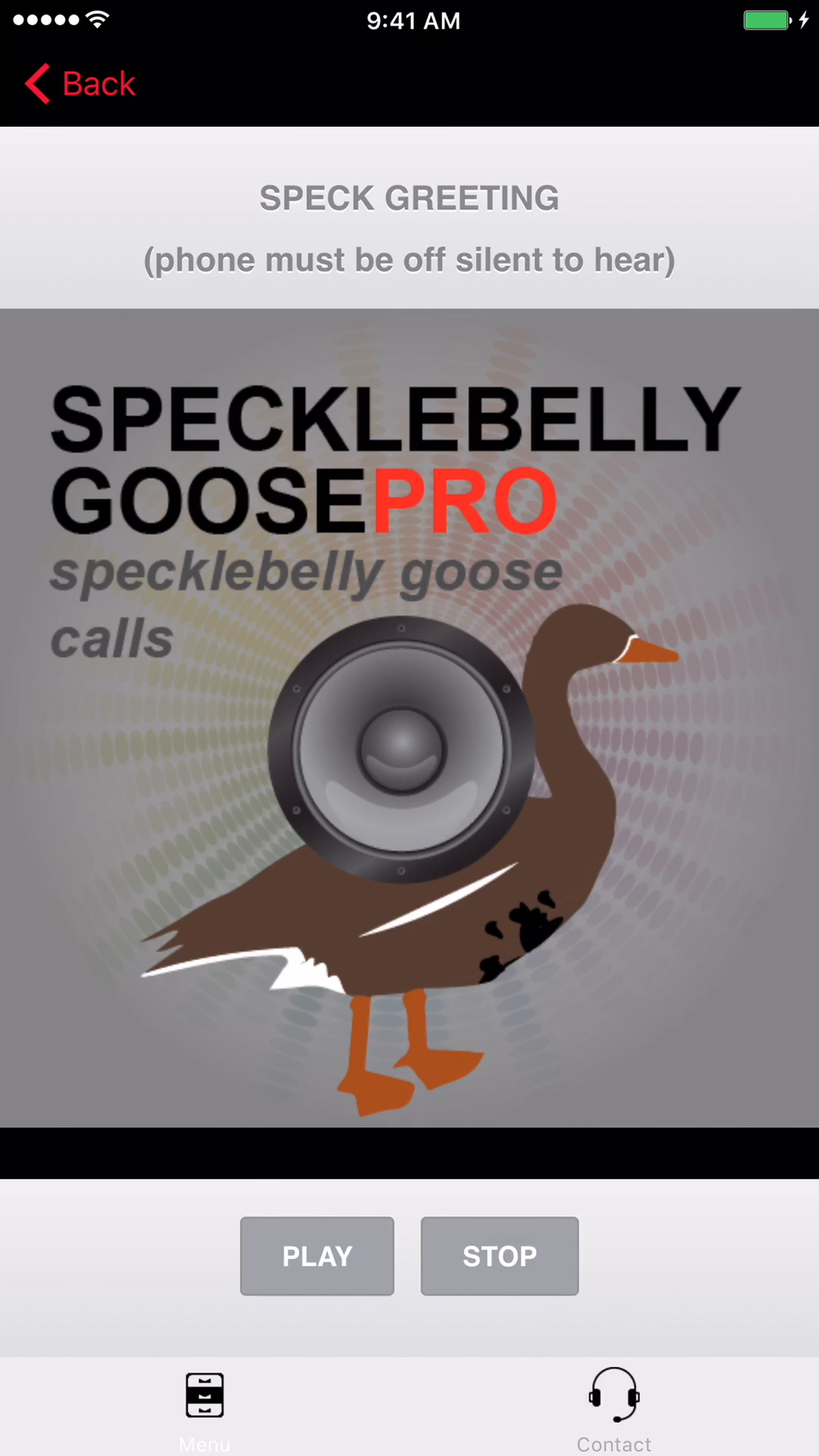 Specklebelly Goose Calls App Specklebelly eCaller for Waterfowl