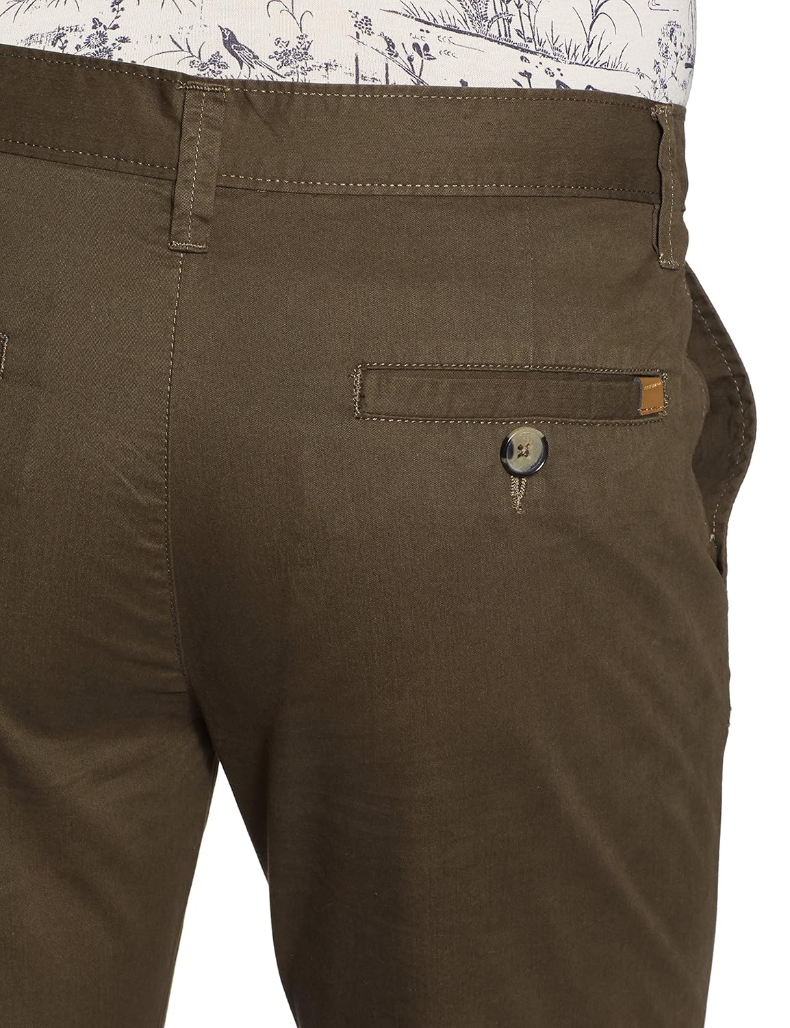 peter england men's chino casual trousers