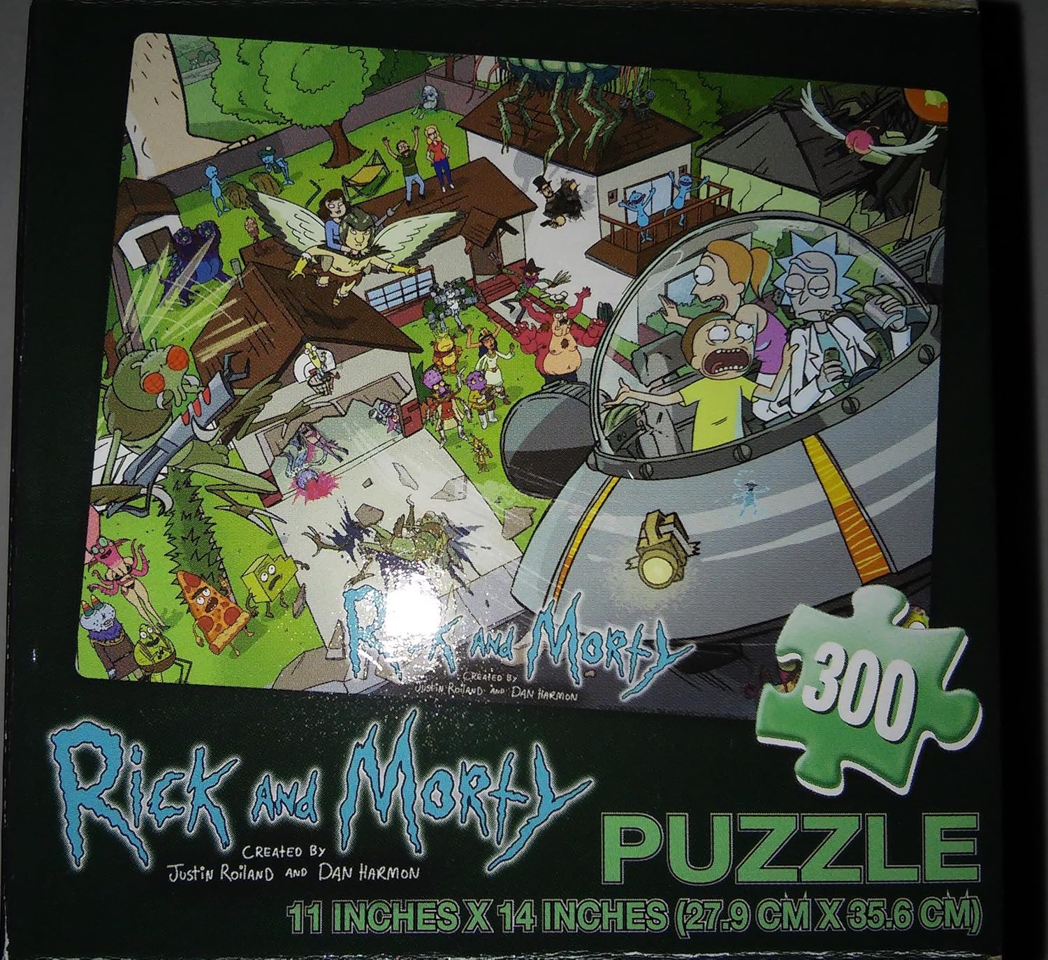 Ricky And Morty 300 Piece Puzzle Adult Swim Cartoon Network Jigsaw Puzzles Toys Games