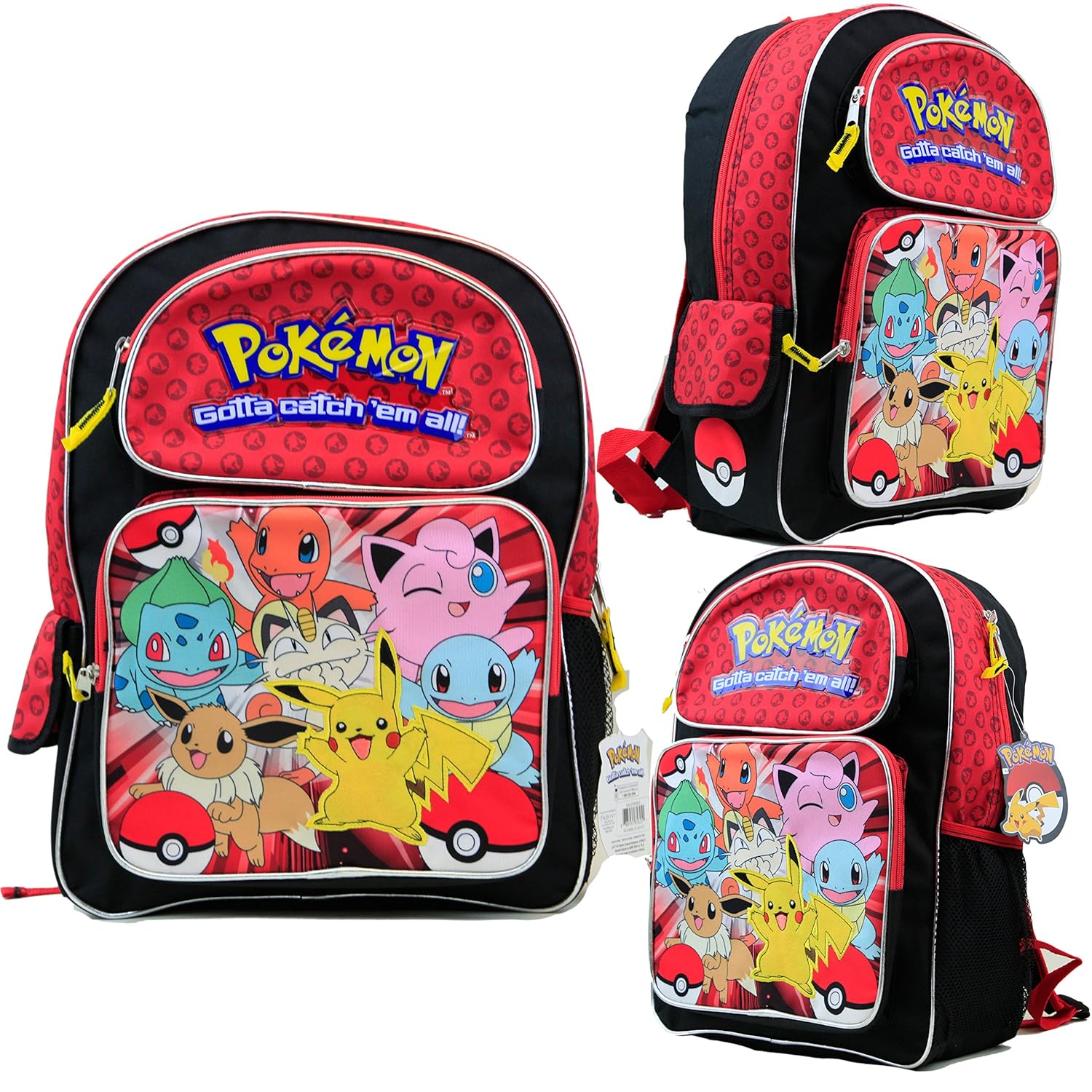 Clothes, Shoes & Accessories Boys' Bags Unisex 16" Pokemon Pikachu Bag Large School Backpack