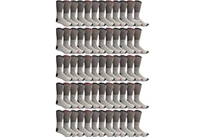 Yacht & Smith Womens Cotton Thermal Crew Socks, Cold Weather Boot Sock Bulk