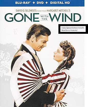 Gone With the Wind 75th Anniversary Blu-Ray + DVD + Digital HD (Walmart Exclusive)