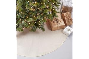 Saro Lifestyle Toscana Tree Skirt with Piping, 56", Gold