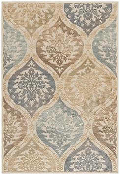 Safavieh Roseau gewebter Teppich, PAR189-2440, Sahne / Mehrfarbig, 73 X 228 cm