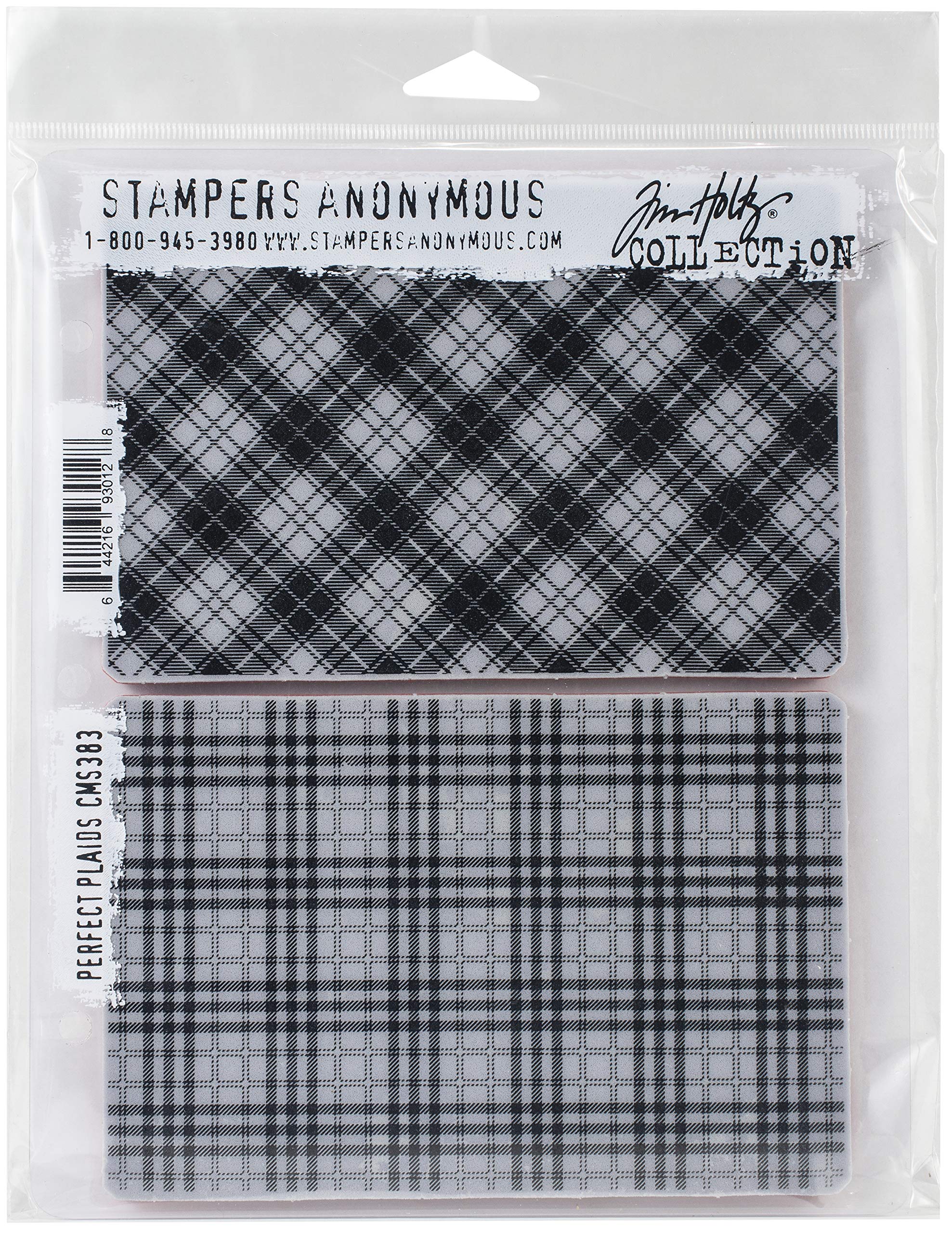 Cling RBBR Stamp Set PFCT Plaid