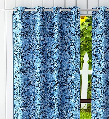 Hfi Homefab India 1 Piece Royal Polyester Window Curtain 6 Feet