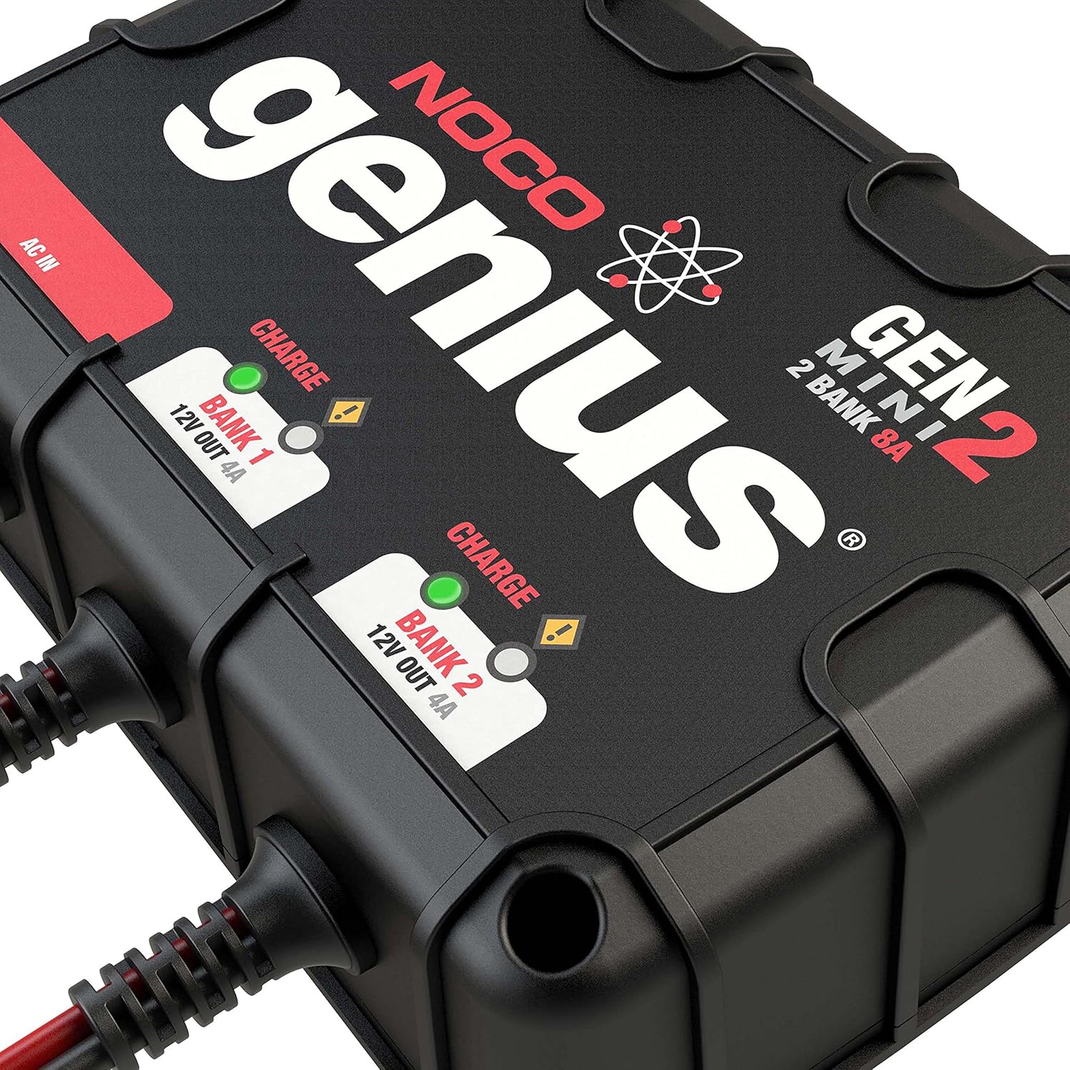 NOCO Genius GENM2, 2-Bank, 8-Amp (4-Amp Per Bank) Fully-Automatic Smart Marine Charger, 12V Onboard Battery Charger And Battery Maintainer: Automotive