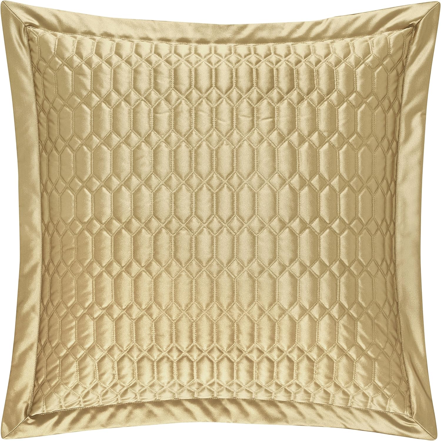 Amazon Com Five Queens Court Saranda Satin Geometric Quilted Euro