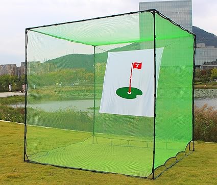 Amazon Com Galileo Golf Cage Hitting Net Double Backstop With