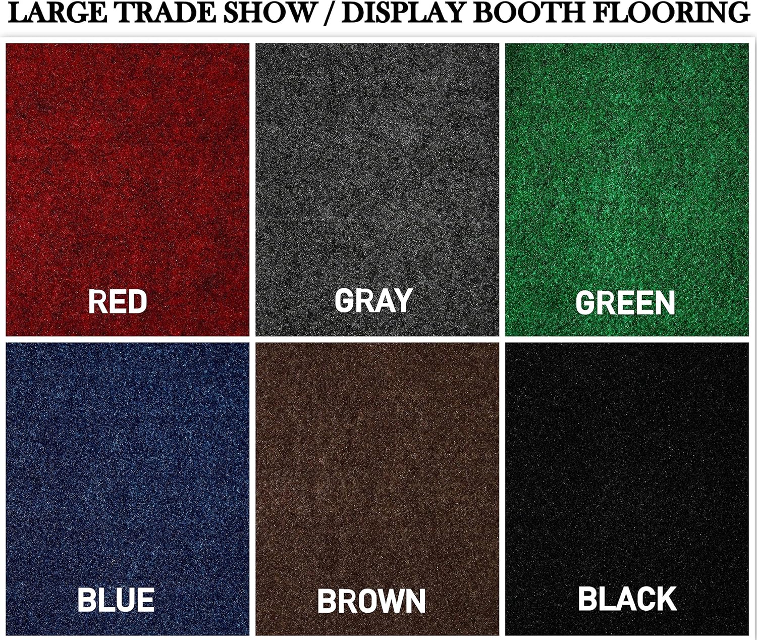 Amazon Com Large Custom Cut To Fit Trade Show Area Rug Carpets Custom Sizing Available To Choose From 10x10 Black Kitchen Dining