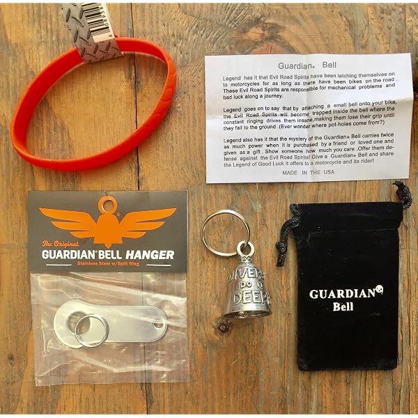 thumbnail image 2 of CELTIC CROSS Guardian® Bell Motorcycle FITS Harley Luck Gremlin Ride... 2 of 9
