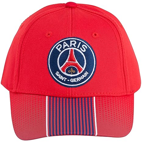 Paris Saint-Germain Schirmmütze für Kinder, Größe einstellbar, Kindergröße, offizielle PSG-Kollektion