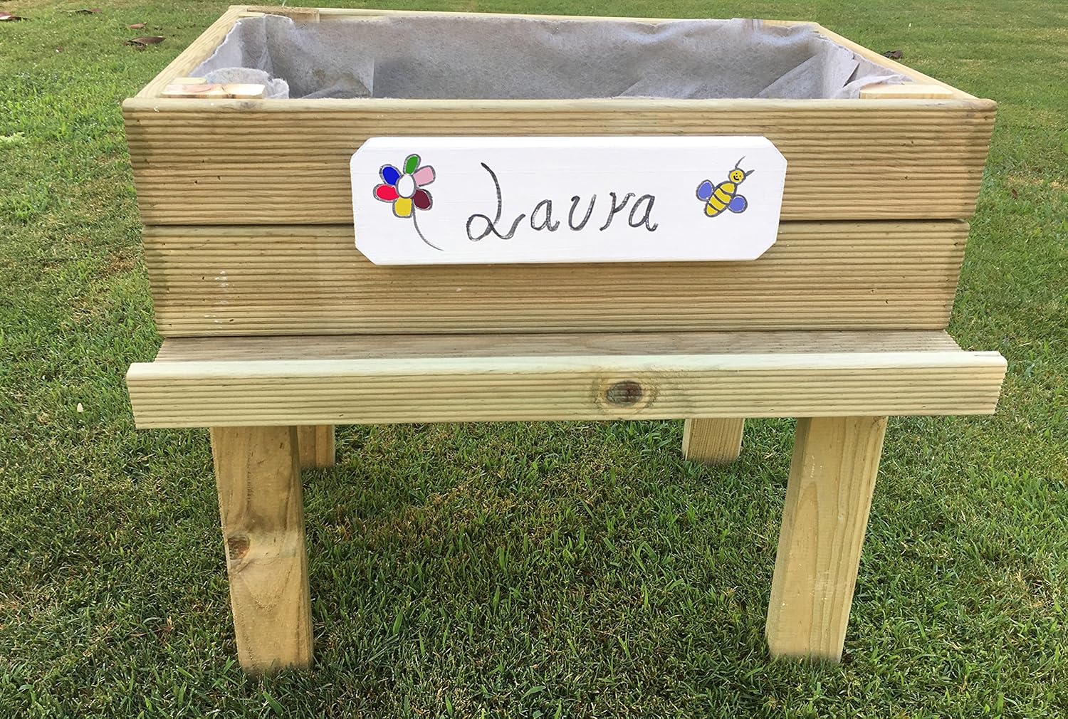 AD servicios Mesa de Cultivo (huerto Urbano) Kit Infantil 60 x 40 ...