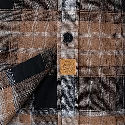 Dubinik®Mens Flannel Shirts Long Sleeve Flannel