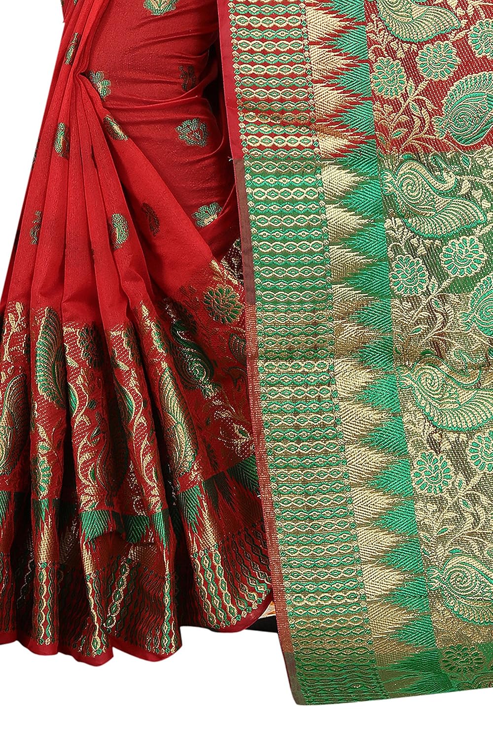 shiroya brothers women's cotton saree with blouse piece