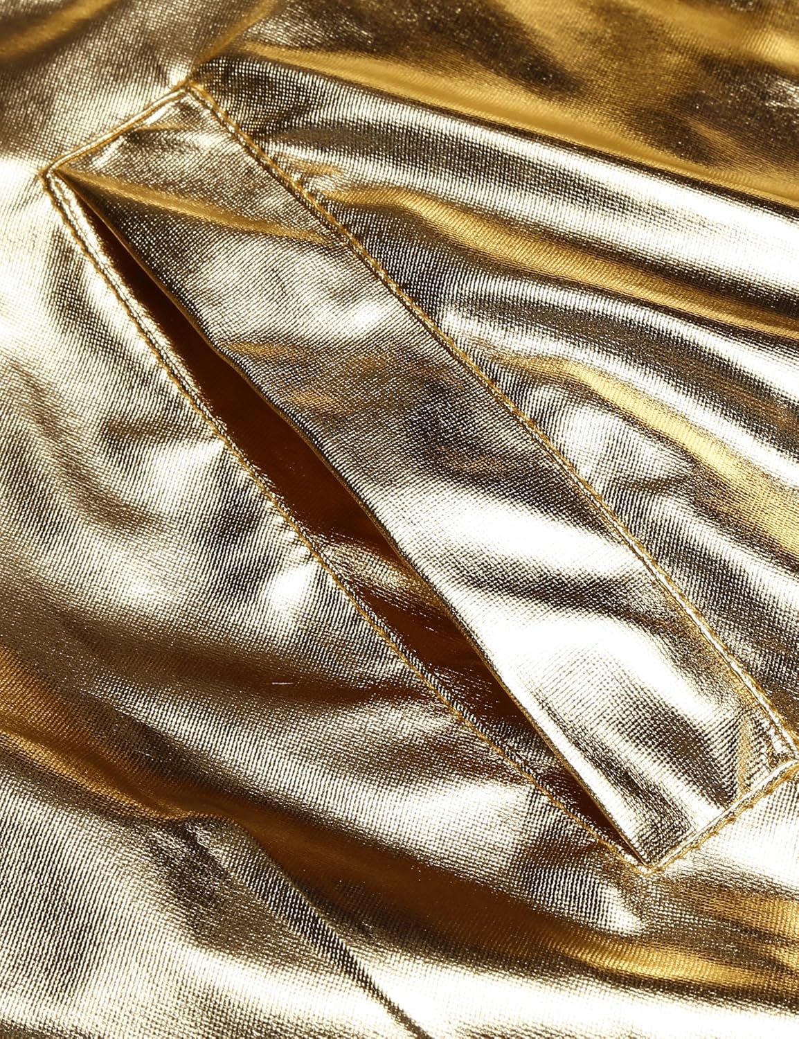 COOFANDY Men's Metallic 70s Disco Party Varsity Jacket Button Zip-up Baseball Bomber at  Men’s Clothing store