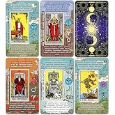 Tarot Cards for Beginners, 78 Cards with Meanings on Them | 350 GSM cardstock, upright and reversed meanings, keywords on each card, classic illustrations, no guidebook needed