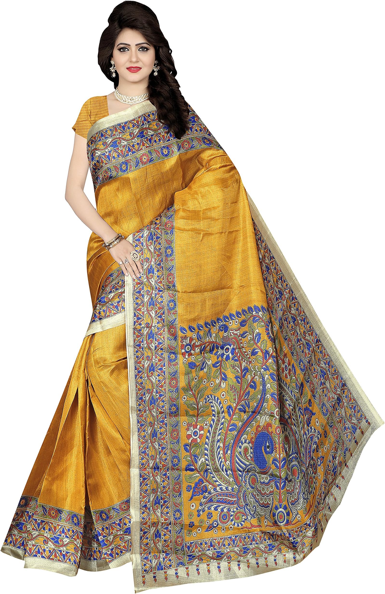 Winza Designer Silk Saree with Blouse Piece