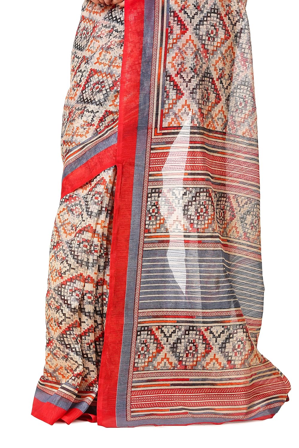 swagg india cotton saree with blouse piece