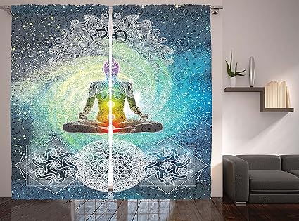 Gordijnen Zonwering Asian Curtains Zen Yoga Hippie Decor Window
