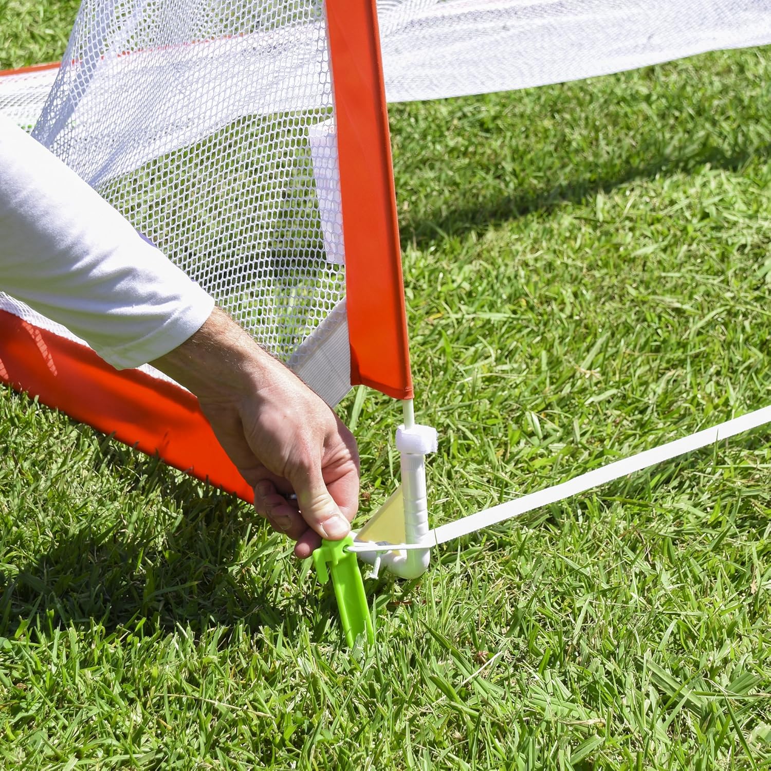 GoSports Premier Portable Pop Up Soccer Goals for Backyard - Kids & Adults - Available in 4' and 6' Sizes : Sports & Outdoors