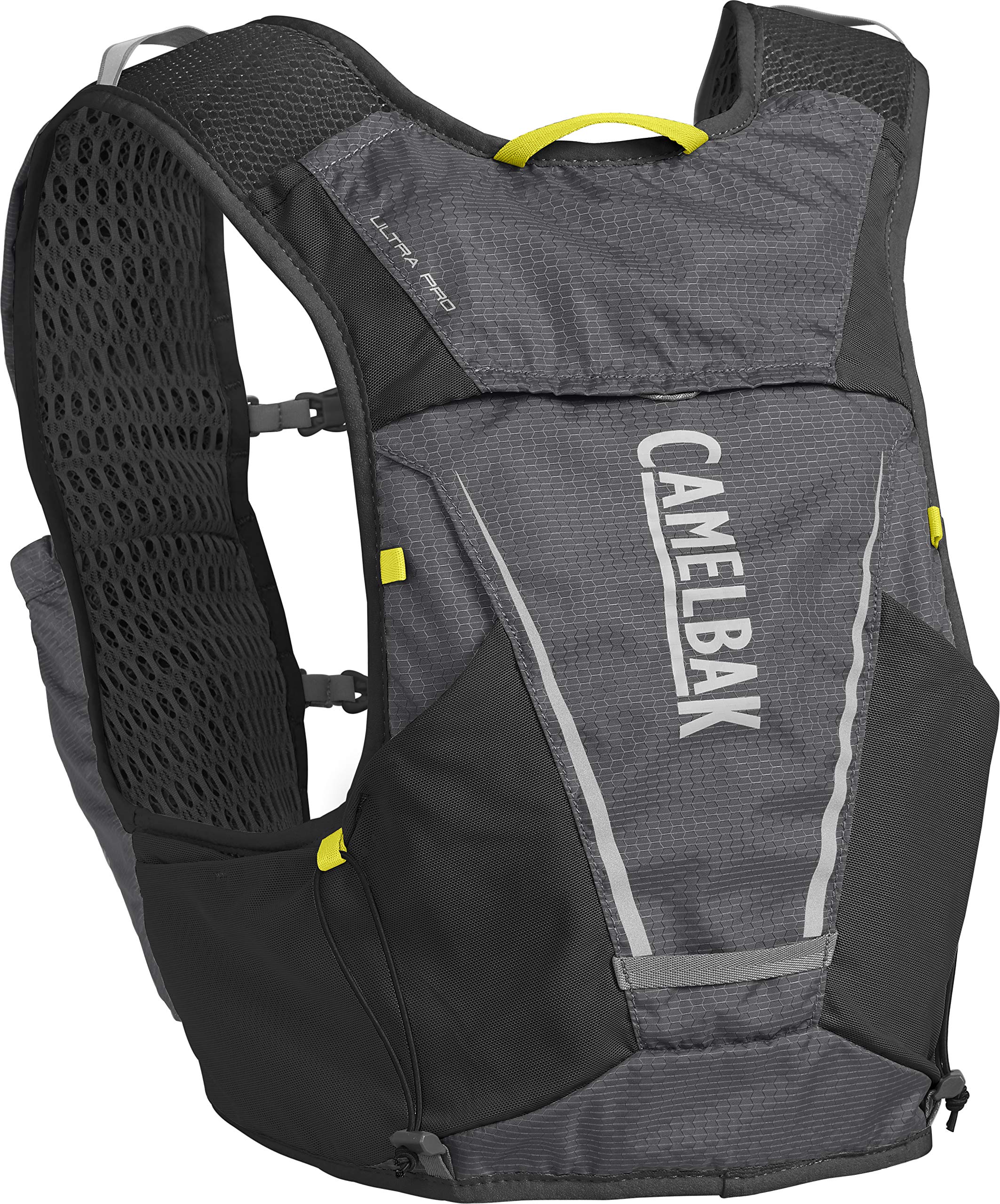 CAMELBAK Ultra Pro Vest 34oz Graphite/Sulphur Spring Running West - 001 Black/Grey, Small