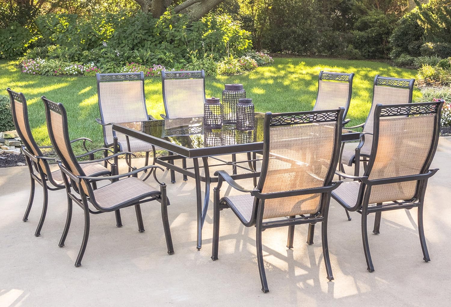 Best Aluminum Cushion Stationary Chair Set Of 2