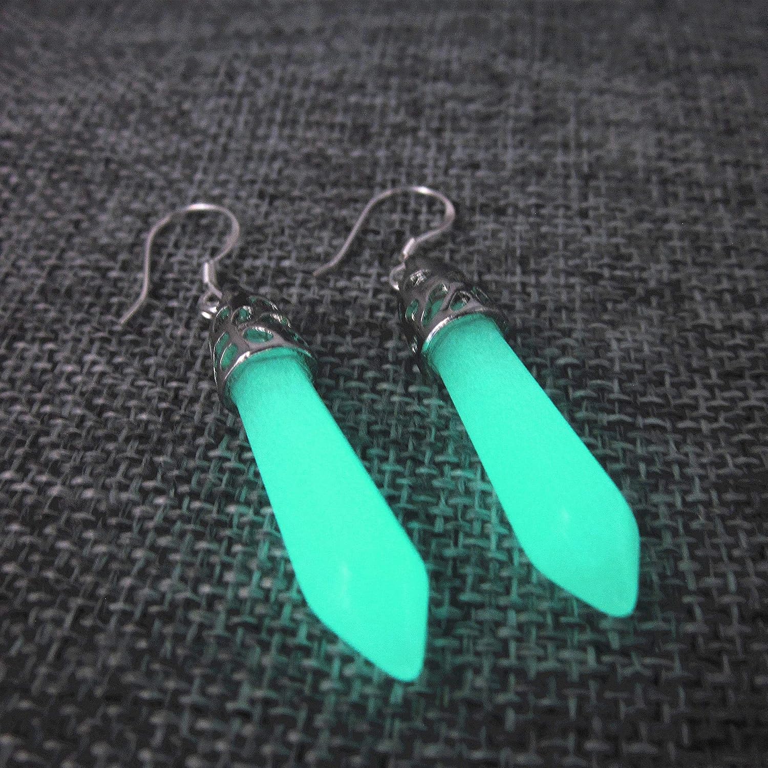 Glow in the dark earrings,Halloween earrings,Glowing Jewelry,Glow in