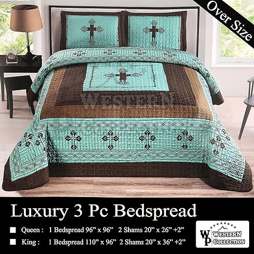 Amazon Com Western Peak 3 Pc Western Texas Cross Lodge Barbed