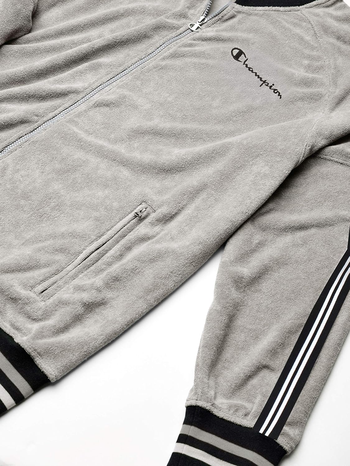 Champion LIFE Men's Terry Warm Up Jacket: Clothing