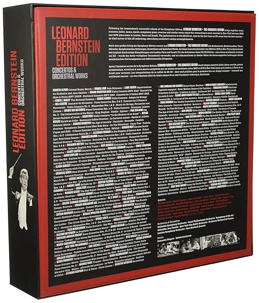 Leonard Bernstein Edition Concertos Orchestral Bernstein Leonard Various Amazon De Musik