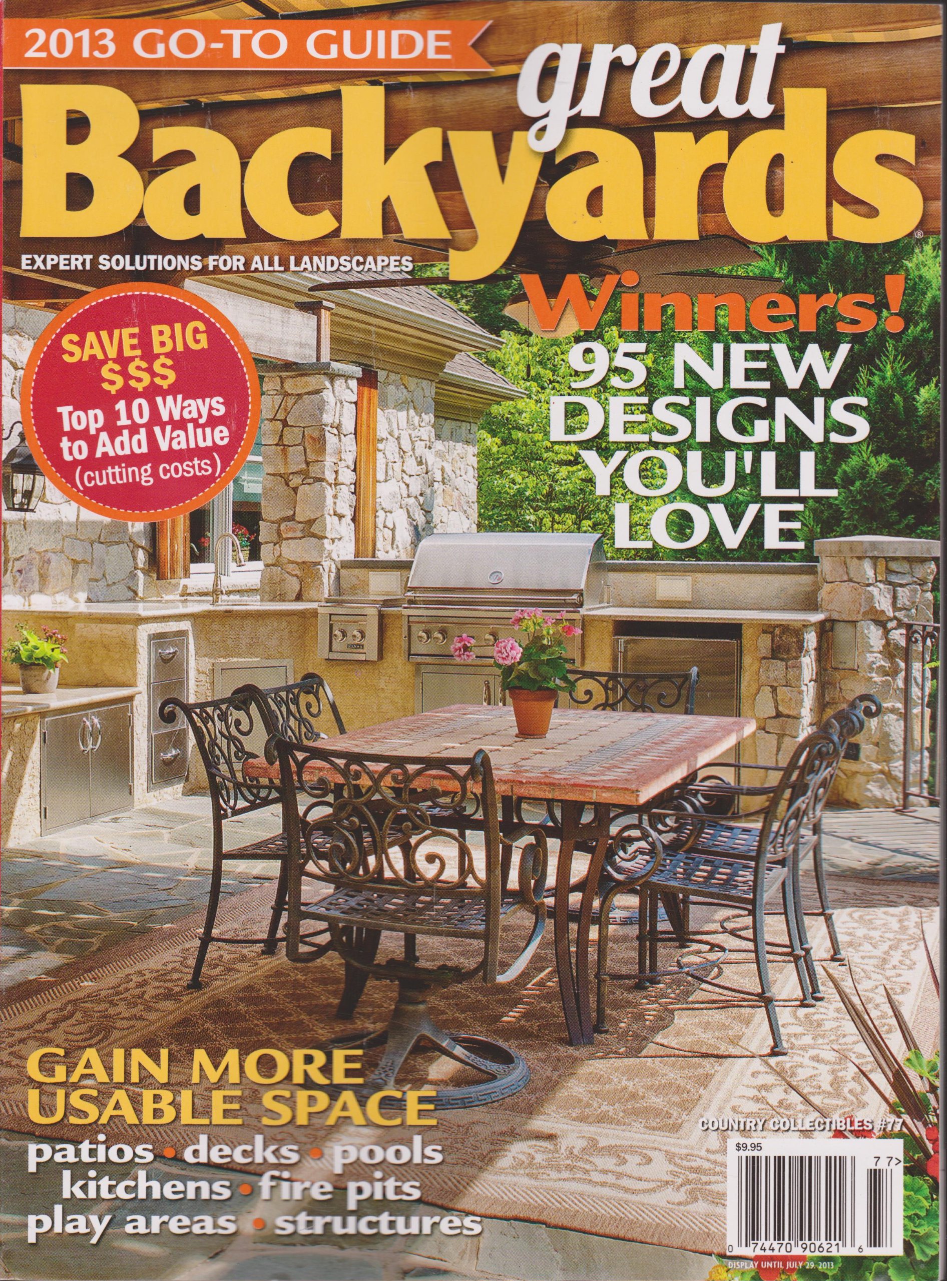 Great Backyards 2013 Magazine Country Collectibles 77 Barbara