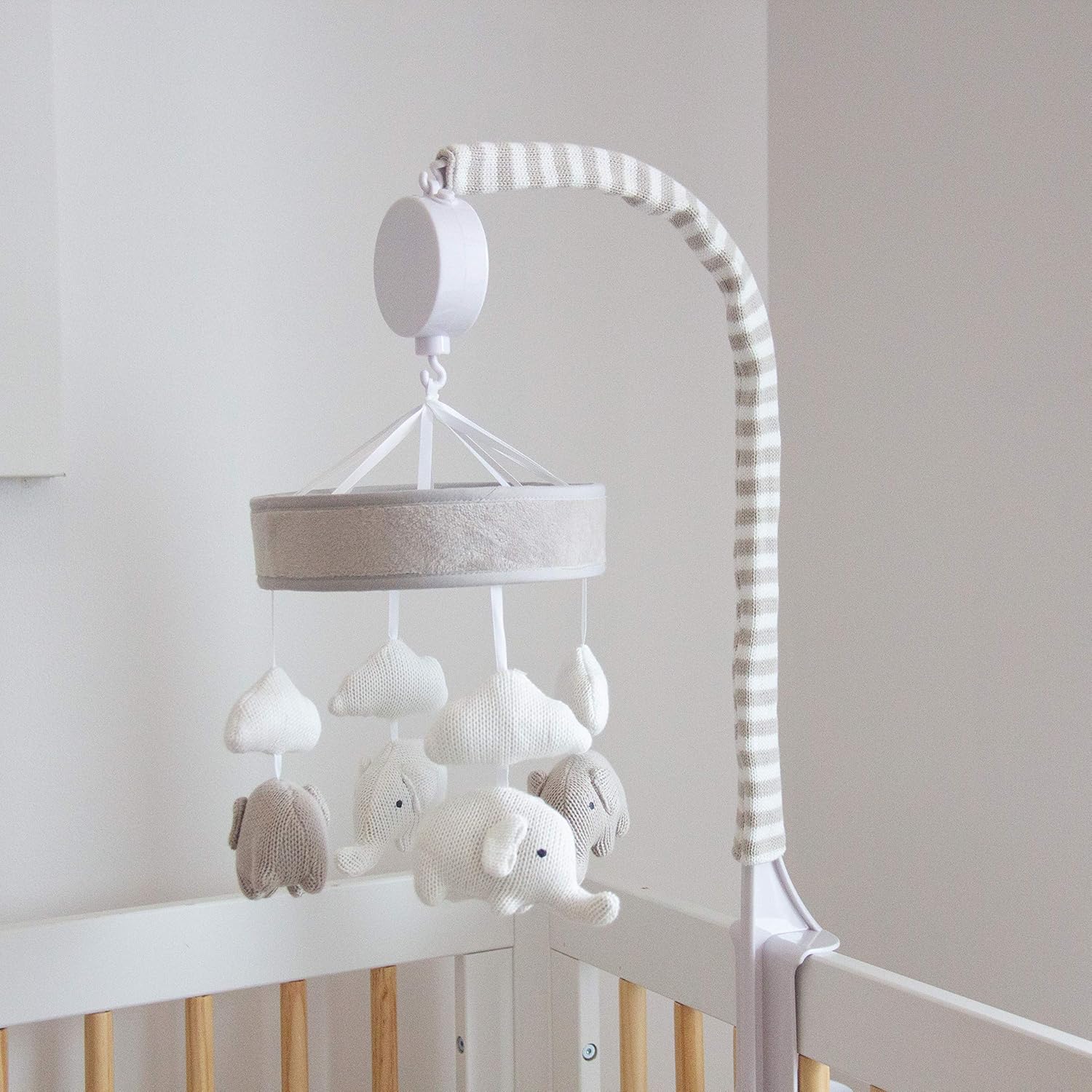 grey nursery mobile