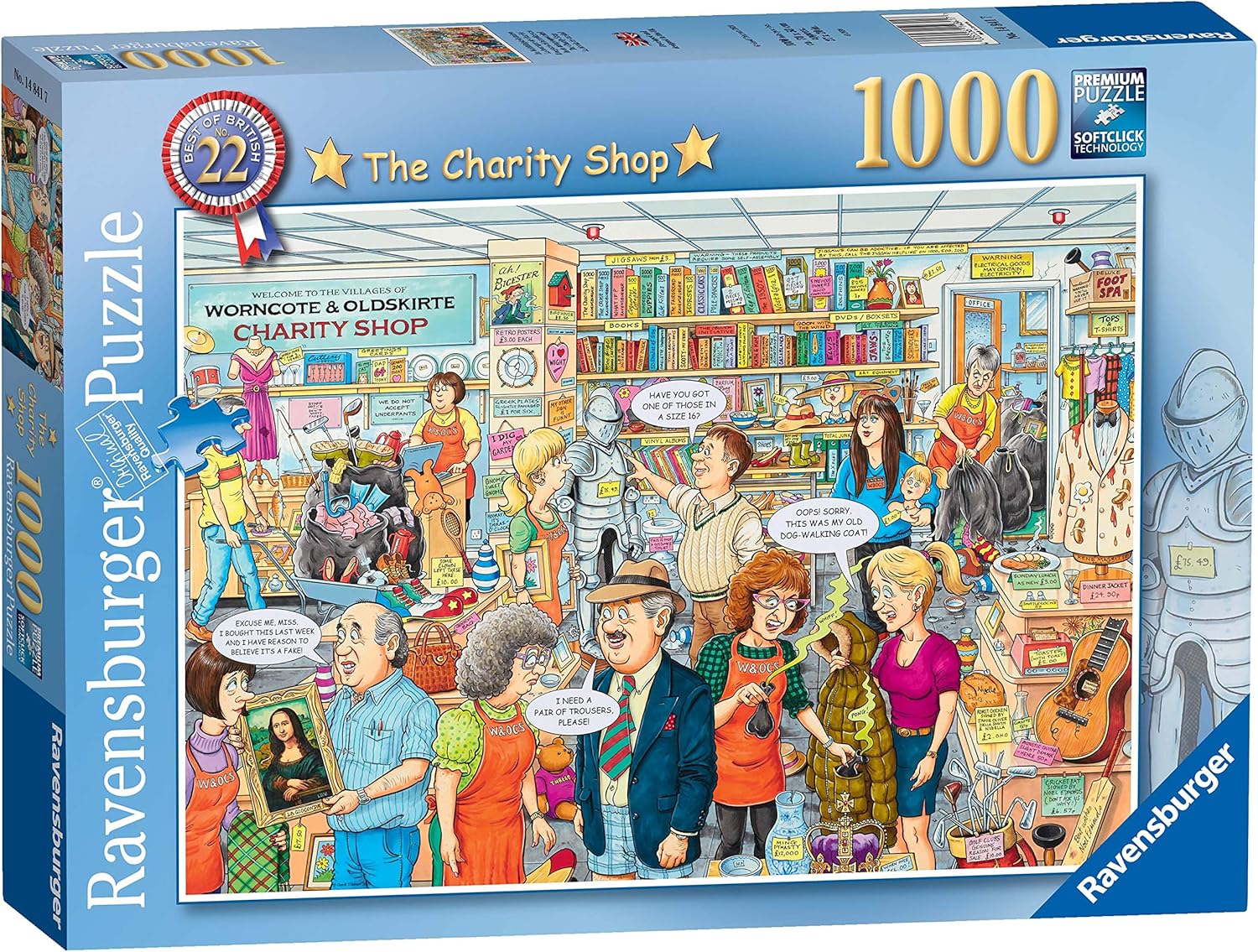 Ravensburger Best of British No.22-The Charity Ship 1000 Piece Jigsaw Puzzle for Adults and Kids Age 12 Years Up