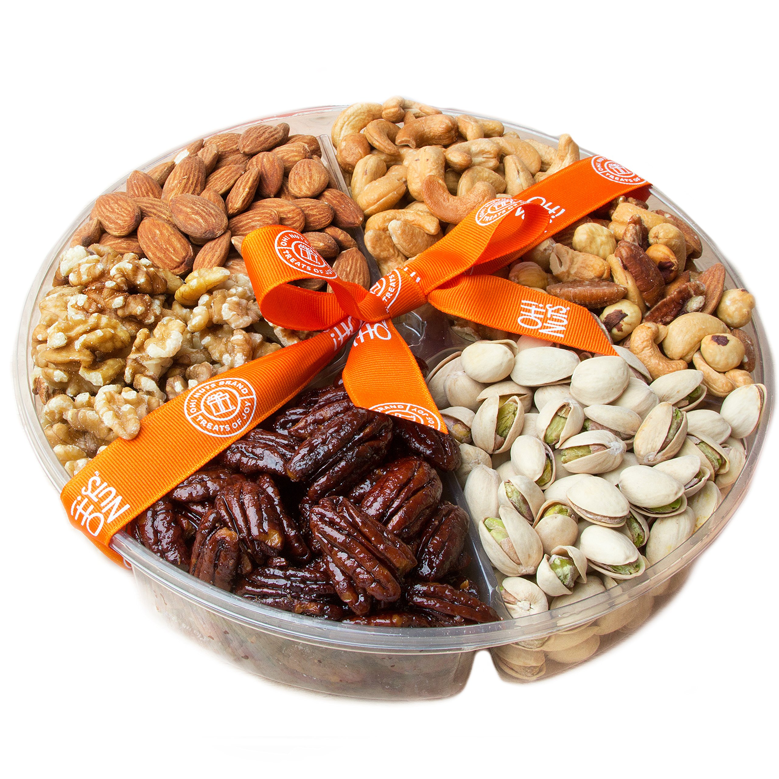 Oh Nuts Healthy Tropical Dried Fruit Gift Tray 6 Section, 2 lb Amazon