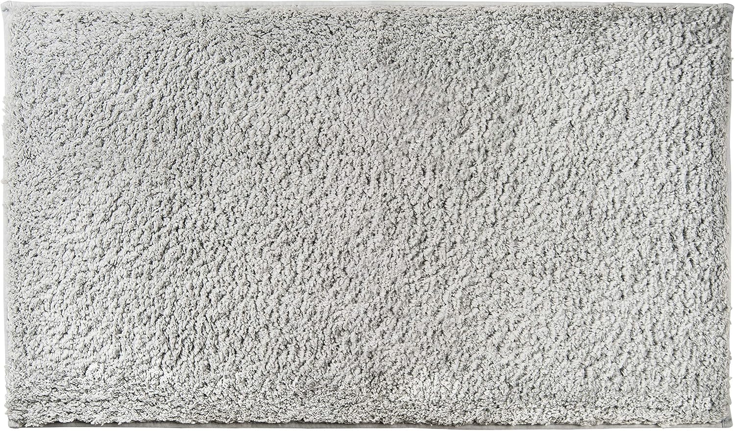 Basics Performance Bath Rug, 17" x 24", Soft Silver: Home & Kitchen