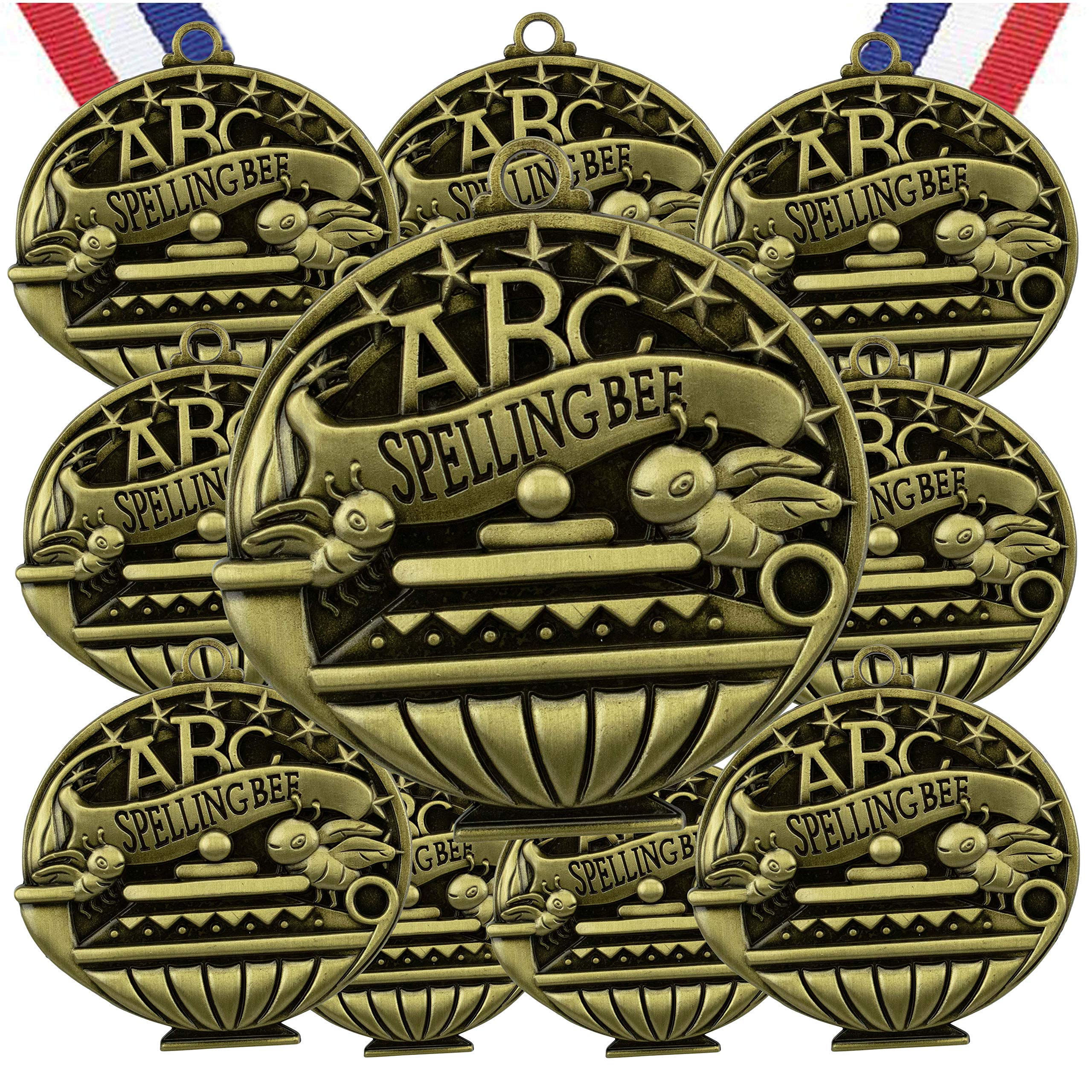 Cheer Ribbon Buy Express MedalsVarious 10 Pack Styles Of Champion Award Medals With Neck Ribbons Trophy