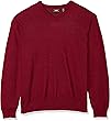 IZOD Men's Big & Tall Big and Tall Premium Essentials Solid V-Neck 12 Gauge Sweater