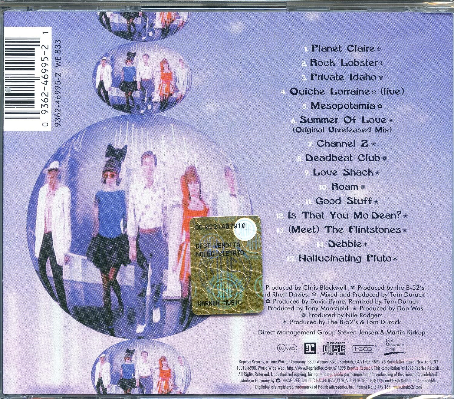 B 52s Time Capsule Songs For A Future Generation Amazon Com Music