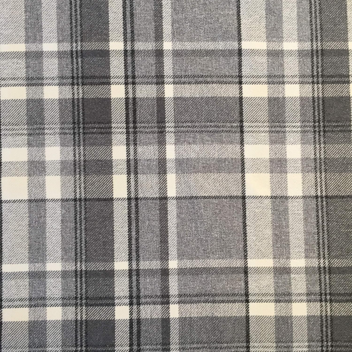 Premium Wool Effect Washable Skye Balmoral Tartan Fabric Material Ideal for Curtains, Blinds