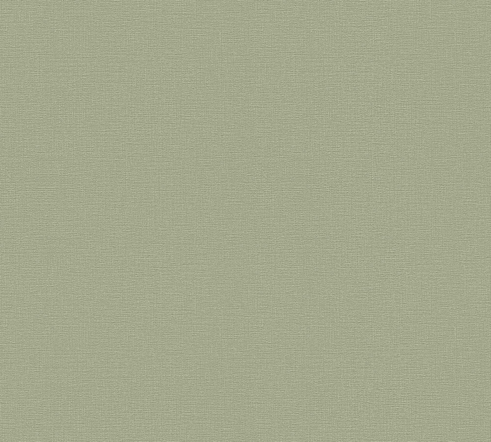 A.S. Création Plain Wallpaper Greenery Non-Woven Wallpaper 10.05 m x 0.53 m Green Made in Germany 367137 36713-7
