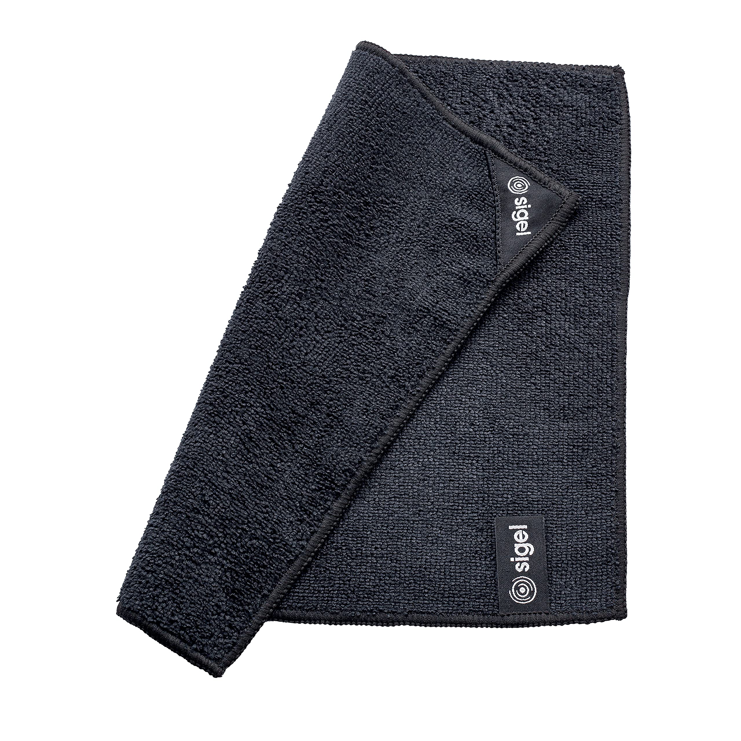 SIGEL BA110 Magnetic cleaning cloth, 25 x 25 cm, Black