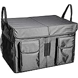 Amazon Basics Foldable Car Trunk Organizer with Lid
