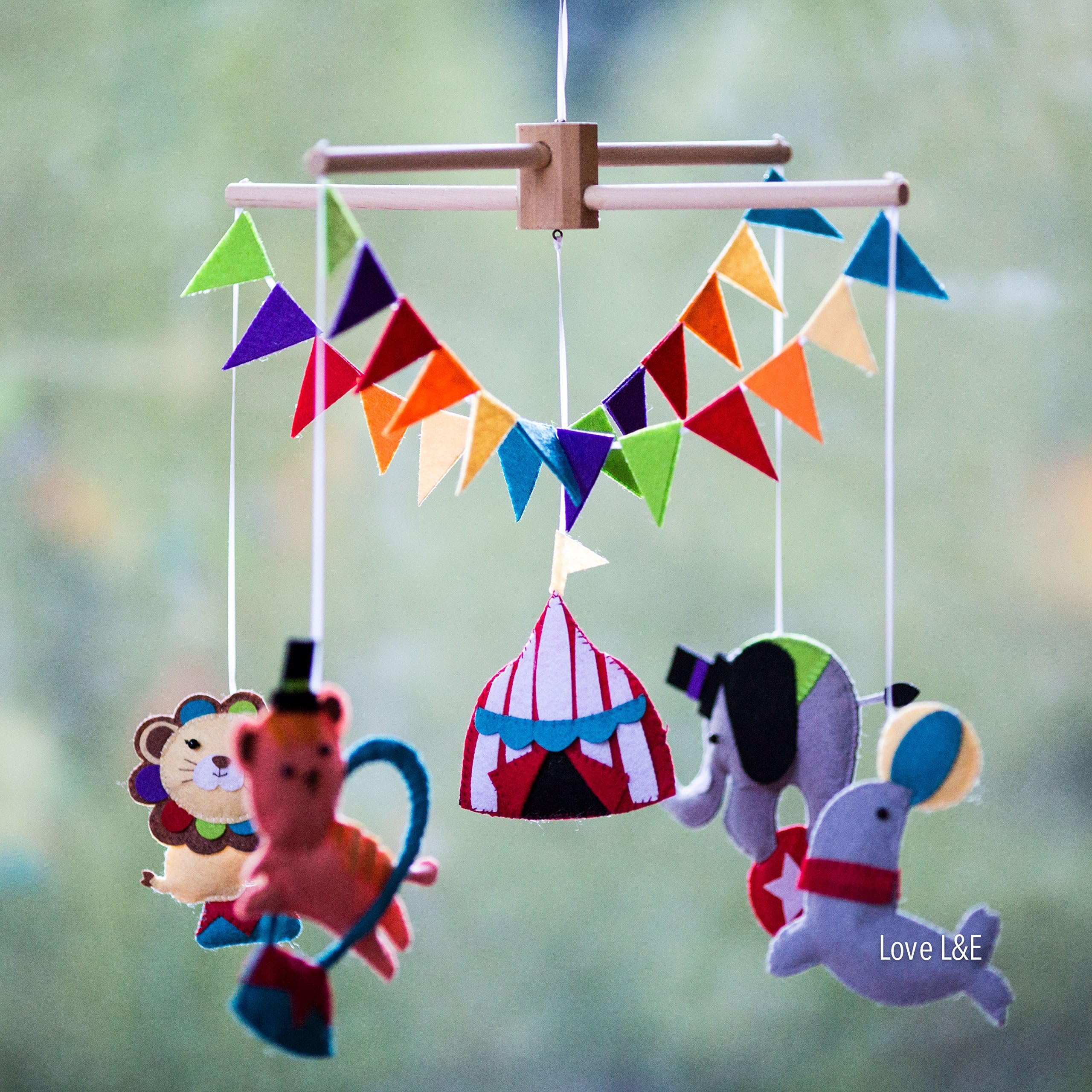 Baby mobile, Nursery mobile - Circus mobile