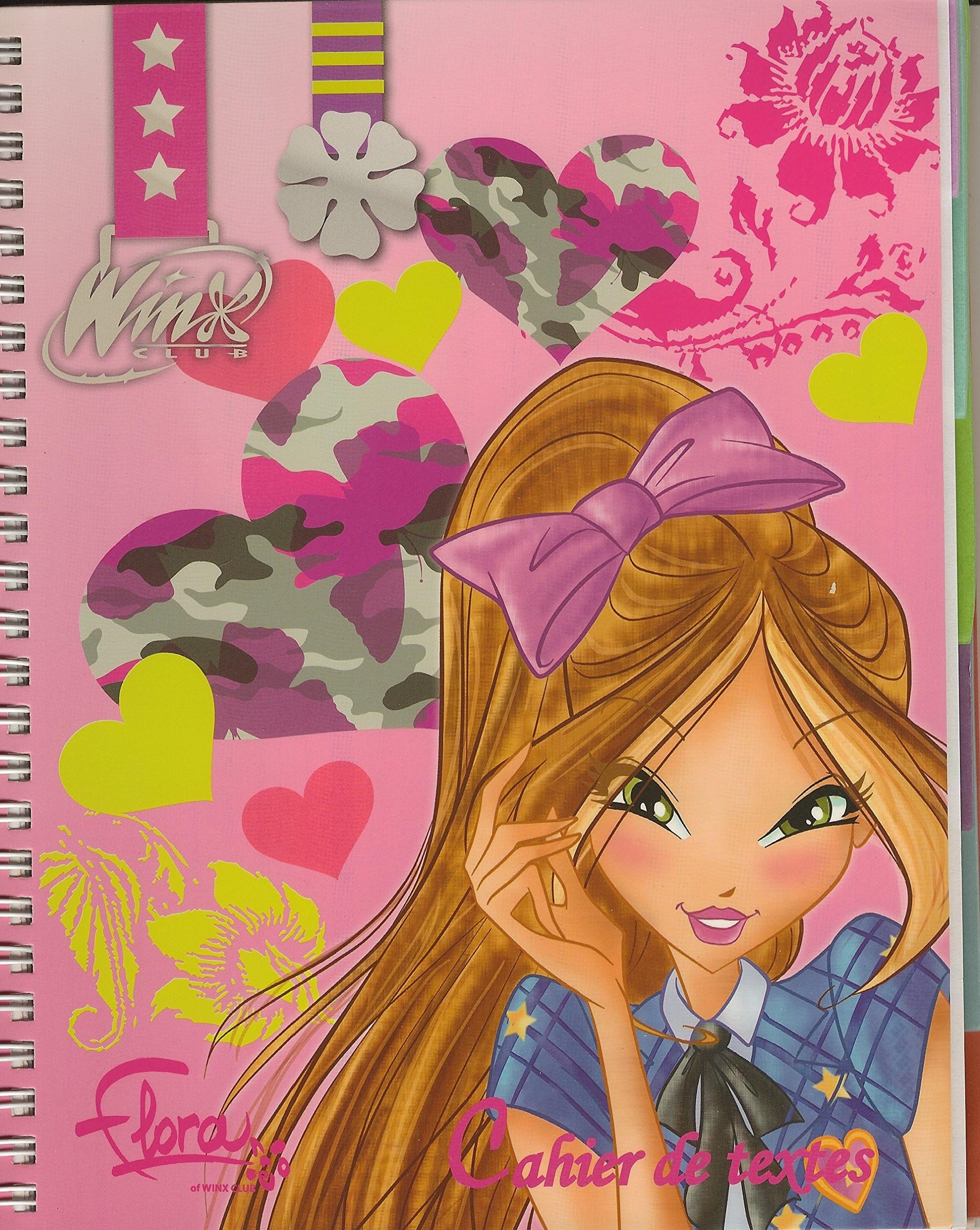 RENTREE School – Winx Club Spiral Notebook – Text