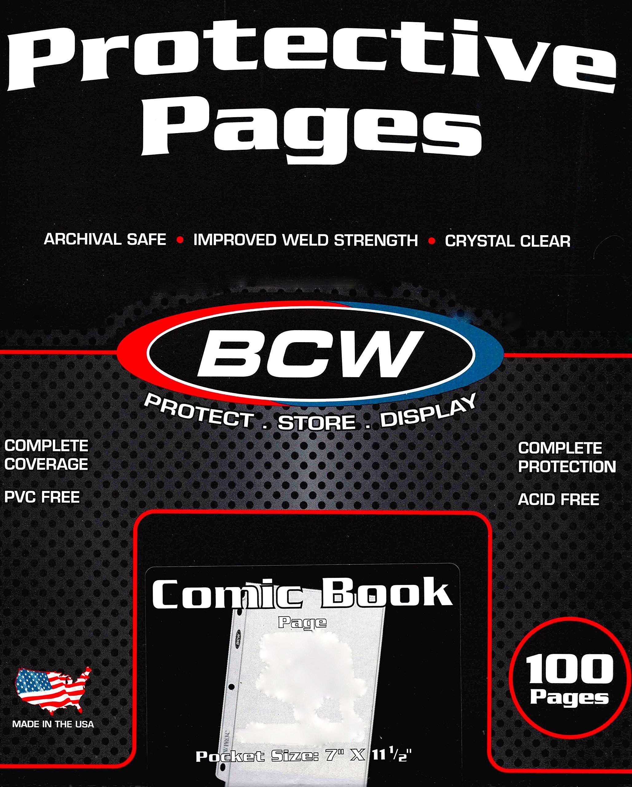 BCW Pro Comic Book Page 100 Ct. Box