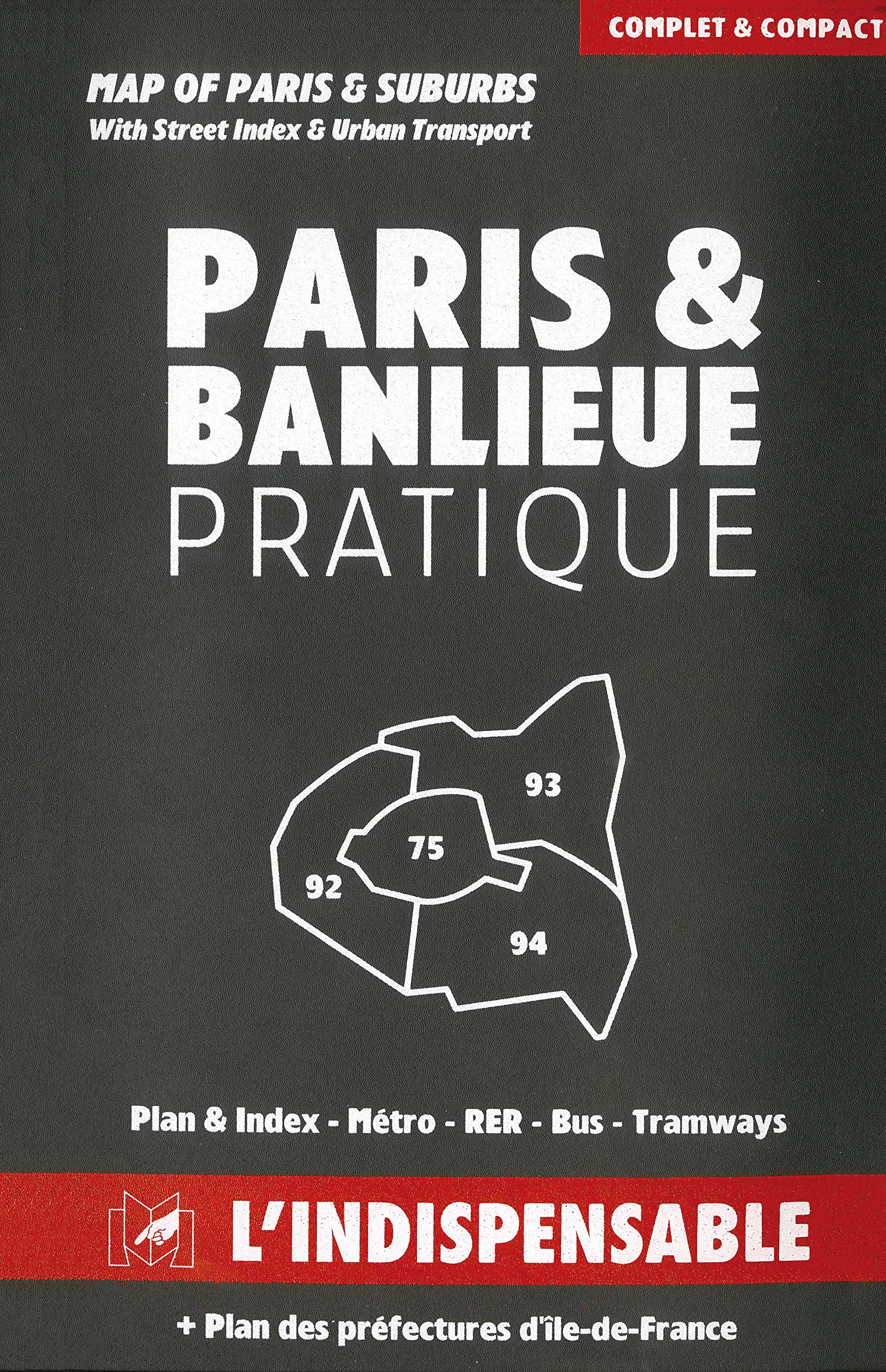 B23 Paris Banlieue Pratique Gris Plan Indica Cartes Paris Ban Atlas Indispensable Amazon Com Books